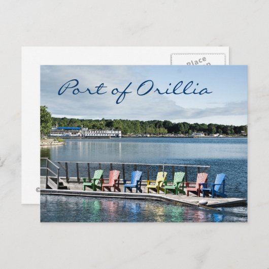 Haven van het Briefkaart Orillia (Voorkant / Achterkant)