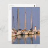 Haven van Hyères les Palmiers Briefkaart (Voorkant / Achterkant)