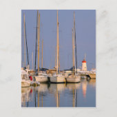 Haven van Hyères les Palmiers Briefkaart (Voorkant)