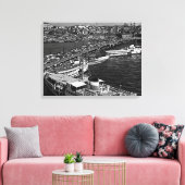  haven van Istanbul Galata in Turkije Canvas Afdruk (Insitu (Woonkamer))