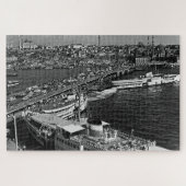  haven van Istanbul Galata in Turkije Legpuzzel (Horizontaal)