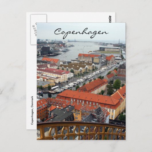 haven van kopenhagen briefkaart (Voorkant / Achterkant)