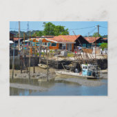 Haven van La Teste de Buch in Frankrijk Briefkaart (Voorkant)