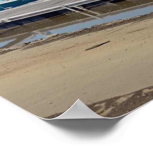 Haven van La Teste de Buch in het Franse Briefkaar Poster (Hoek)