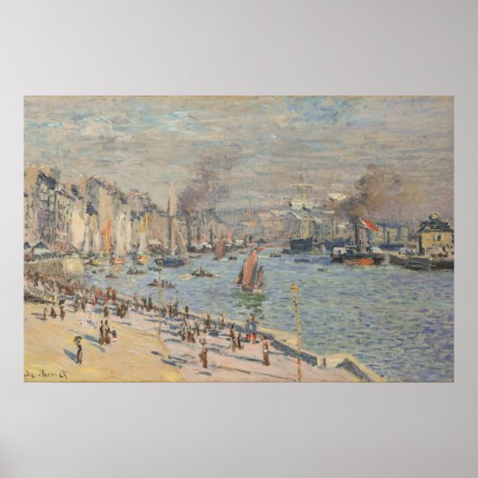 Haven van Le Havre | Kustlandschap Poster (Voorkant)