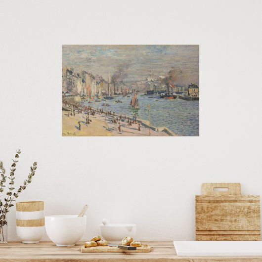 Haven van Le Havre | Kustlandschap Poster (Keuken)