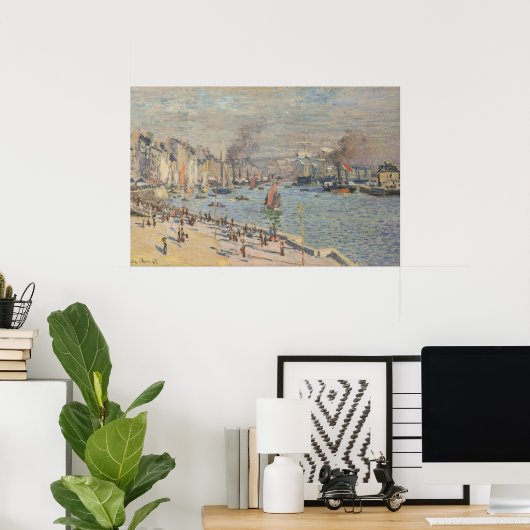 Haven van Le Havre | Kustlandschap Poster (Thuiskantoor)