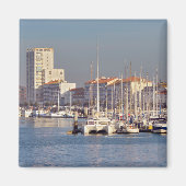 Haven van Les Sables d'Olonne in het Franse Briefk Magneet (Voorkant)