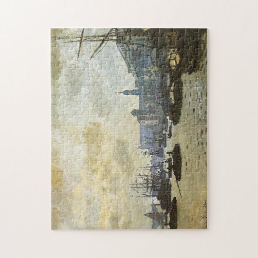 Haven van Londen Monet Fine Art Legpuzzel (Verticaal)