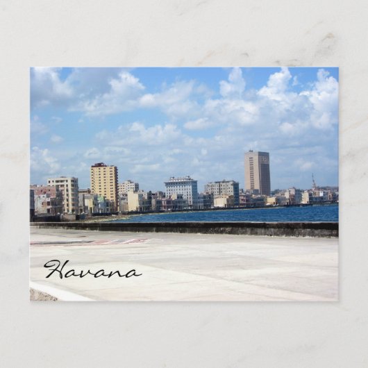 haven van malecon habana briefkaart (Voorkant)