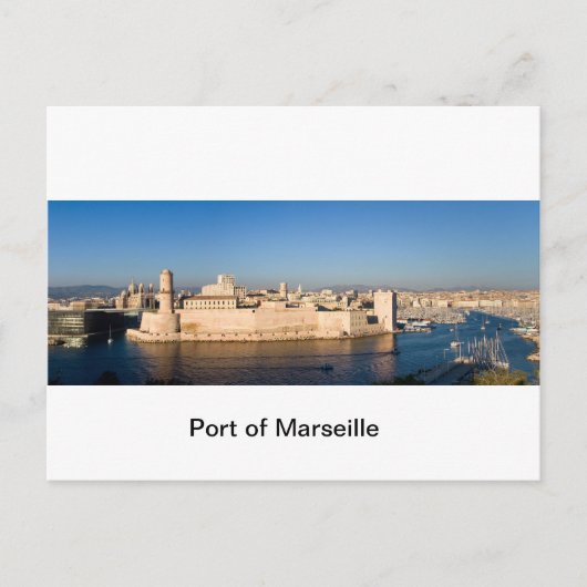 Haven van Marseille Briefkaart (Voorkant)