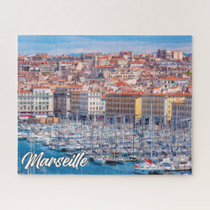 Haven van Marseille, Frankrijk Legpuzzel