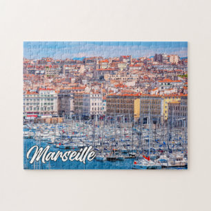 Haven van Marseille, Frankrijk Legpuzzel