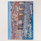 Haven van Marseille, Frankrijk Legpuzzel (Verticaal)