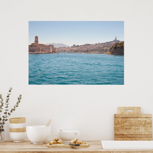 Haven van Marseille Poster (Keuken)