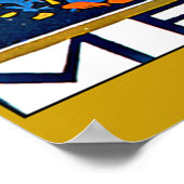 Haven van Menton Frankrijk Poster (Hoek)