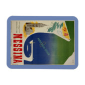 Haven van Messina in de  Italiaanse regio Sicilië Magneet (Horizontaal)