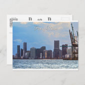 Haven van Miami Briefkaart (Voorkant / Achterkant)