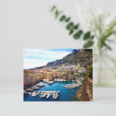Haven van Monaco Briefkaart (Staand voorkant)