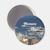 Haven van Monaco Magneet (Voorkant / Achterkant)
