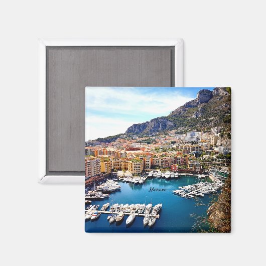 Haven van Monaco Magneet (Voorkant / Achterkant)