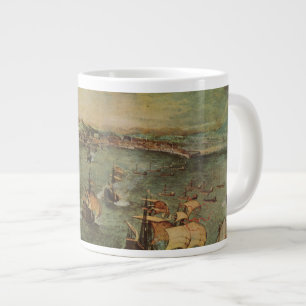 Haven van Napels door Pieter Bruegel de Elder Grote Koffiekop