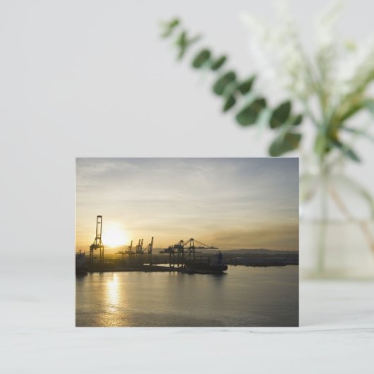 Haven van Panama Sunrise Briefkaart (Staand voorkant)