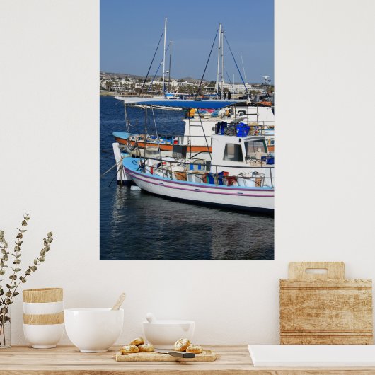 haven van Paphos Poster (Keuken)