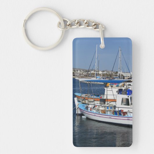 haven van Paphos Sleutelhanger (Voorkant)