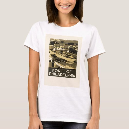Haven van Philadelphia T-shirt (Voorkant)