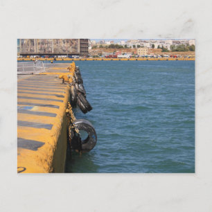 Haven van Piraeus, Briefkaart Athene-Griekenland