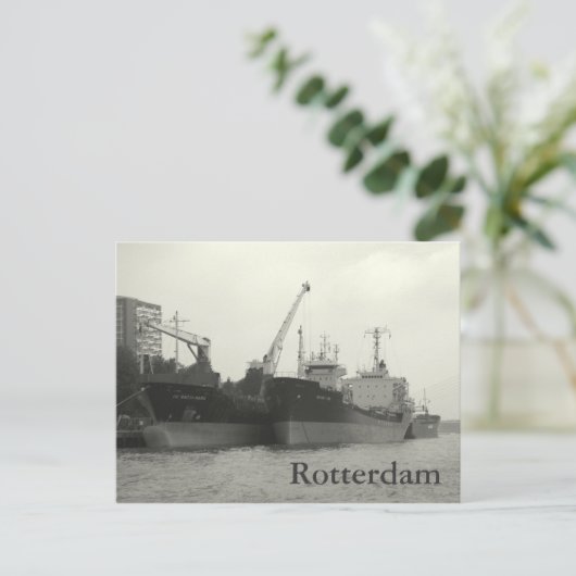 Haven van Rotterdam Briefkaart (Staand voorkant)
