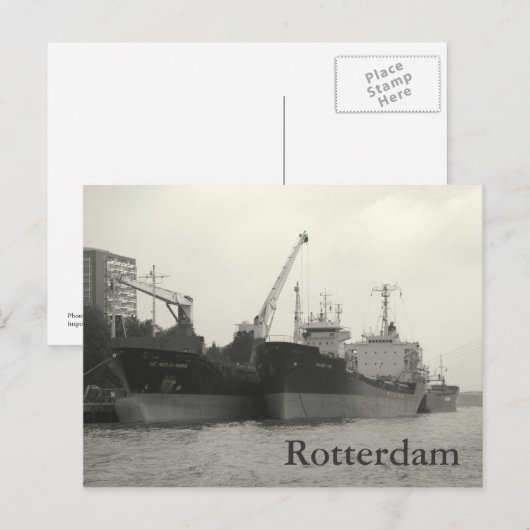 Haven van Rotterdam Briefkaart (Voorkant / Achterkant)