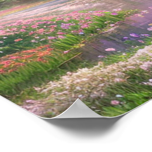 Haven van Roze en Groen Poster (Hoek)