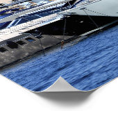 Haven van Saint-Tropez, Côte d'Azur Poster (Hoek)
