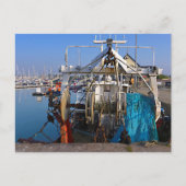 Haven van Saint-Vaast-la-Hougue in Frankrijk Briefkaart (Voorkant)