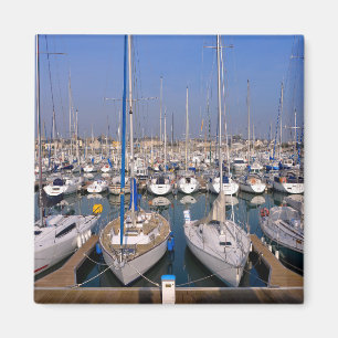 Haven van Saint-Vaast-la-Hougue in Frankrijk Magneet