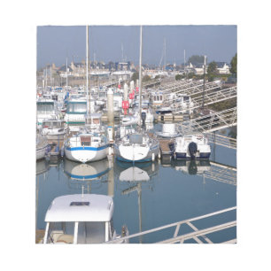 Haven van Saint-Vaast-la-Hougue in Frankrijk Notitieblok