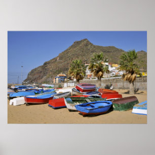 Haven van San Andres op Tenerife Poster