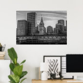 Haven van San Francisco, het Ferry Building Poster (Thuiskantoor)