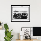 Haven van Sirkeci Istanbul, Turkije 1885 Poster (Thuiskantoor)