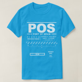 Haven van Spanje Piarco International Airport POS T-shirt