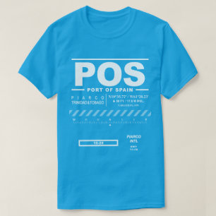 Haven van Spanje Piarco International Airport POS T-shirt