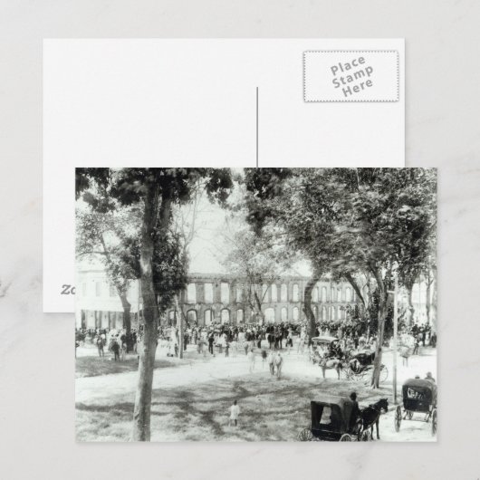 Haven van Spanje, Trinidad, 1891 Briefkaart (Voorkant / Achterkant)