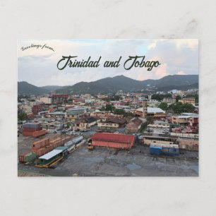 Haven van Spanje Trinidad en Tobago Briefkaart