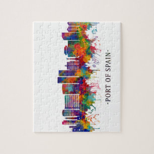 Haven van Spanje, Trinidad en Tobago Skyline Legpuzzel