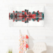 Haven van Spanje, Trinidad en Tobago Skyline Spandoek (Insitu)