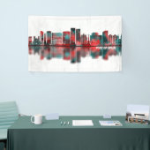 Haven van Spanje, Trinidad en Tobago Skyline Spandoek (Beurs)