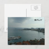 Haven van splitsing briefkaart (Voorkant / Achterkant)