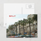 Haven van splitsing briefkaart (Voorkant / Achterkant)